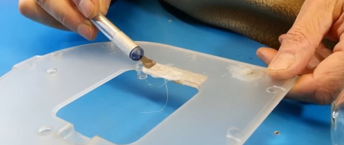 Plàstic líquid Reparació de plàstics fàcilment sense cola i un soldador