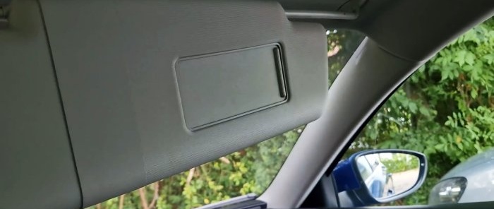 90 motorists do not know this function of the sun visor