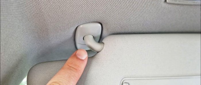 90 motorists do not know this function of the sun visor