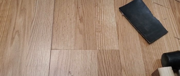 Kaip pašalinti laminato grindų įtrūkimus jos neišardžius