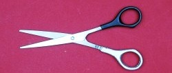 How to restore a scissor ring by casting at home