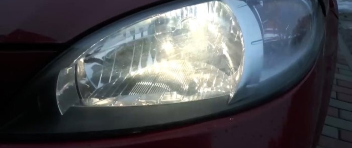 Kā uzlabot tuvās automašīnas priekšējos lukturus