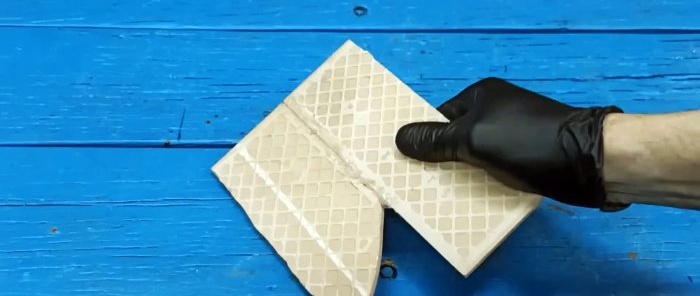 DIY flydende plastik til fyldning af forme og limning af alt sammen