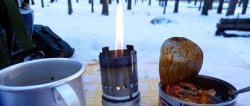 How to make a compact but powerful camping stove
